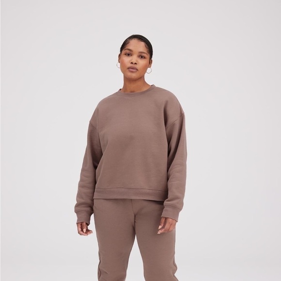 Girlfriend Collective Mauve Crewneck Sweatshirt - Picture 1 of 6